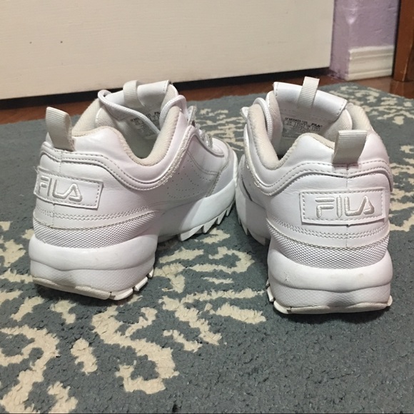White Fila Disruptor II’s - Picture 5 of 6